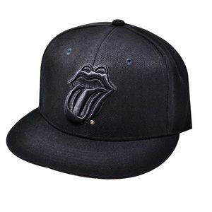 Rolling Stones classic tongue SnapBack hat